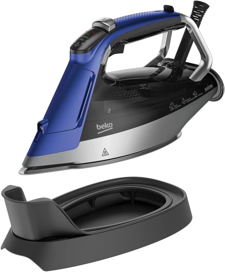 Beko SPA9130B Steam Iron 3000W 350ml Ceramic Soleplate Blue
