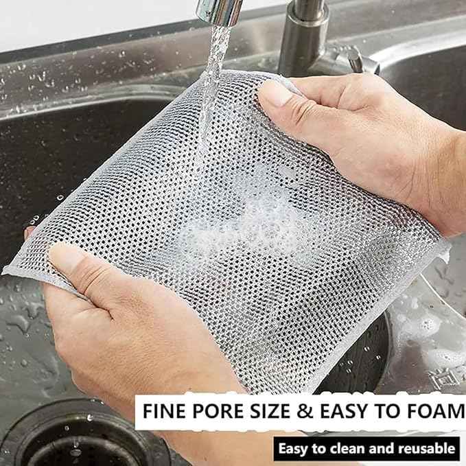 VETMOC Multipurpose Non-Scratch Wire Dishwashing Cloth
