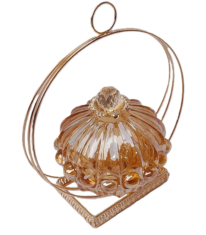 Flamer Glass Bonbonniere – Elegant Decorative Candy Storage Jar