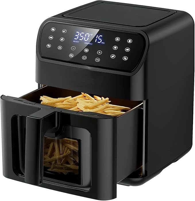 Silver Crest Digital Air Fryer Black