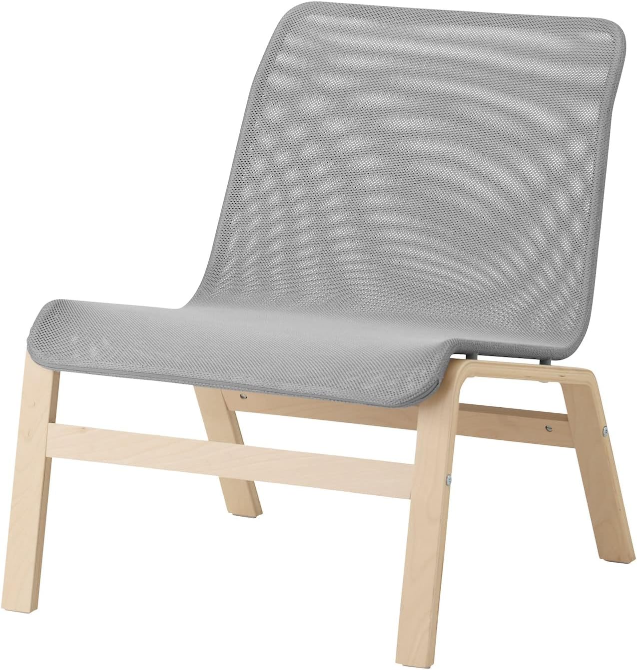 IKEA Nolmyra Chair Birch Polyester Living Room Reading Chair