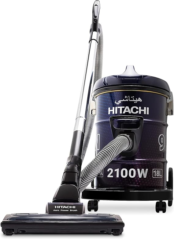 Hitachi Drum Vacuum Cleaner 2100W – 18L Capacity (Scratches)