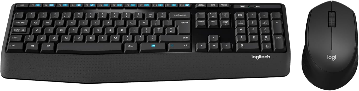 Logitech MK345 Wireless Keyboard & Mouse Combo Black