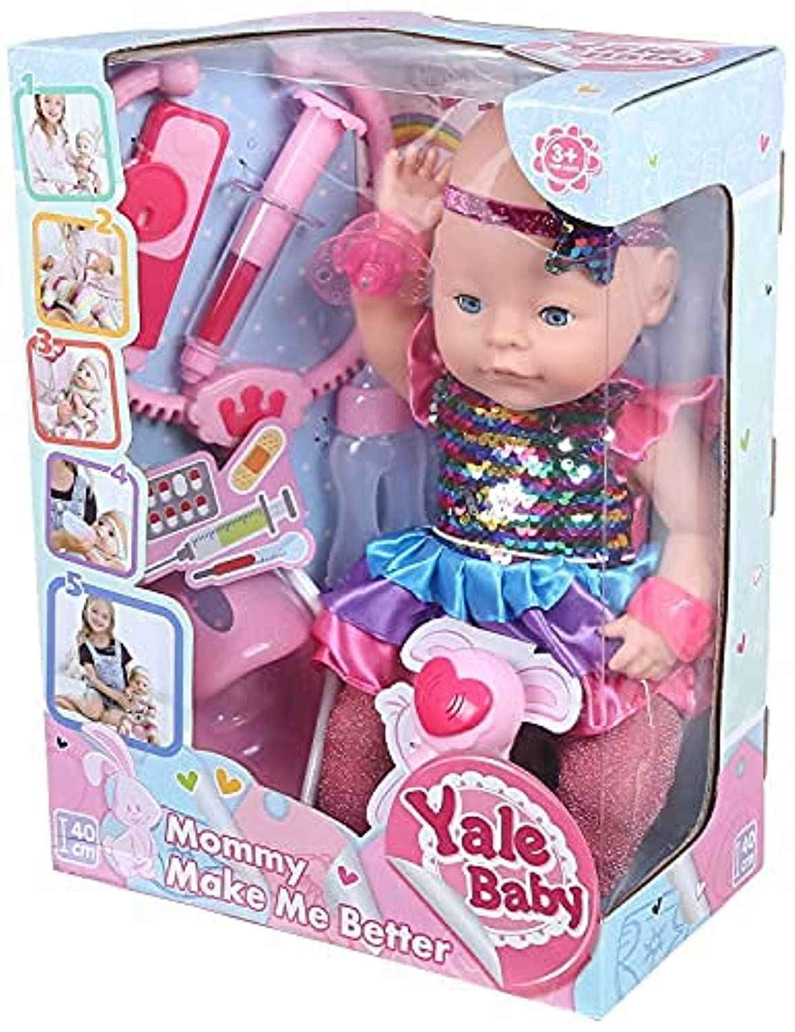 Yale Fashion Doll with Accessories Fun Playset for Girls