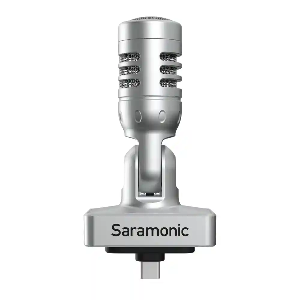 Saramonic Smart External Microphone Silver Portable Audio Recording Mic