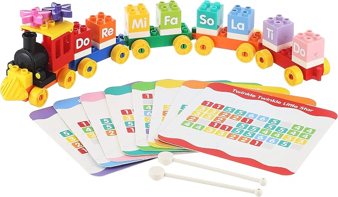 Dubie Train Building Blocks Set 25 Pieces – Creative Construction Toy for Kids