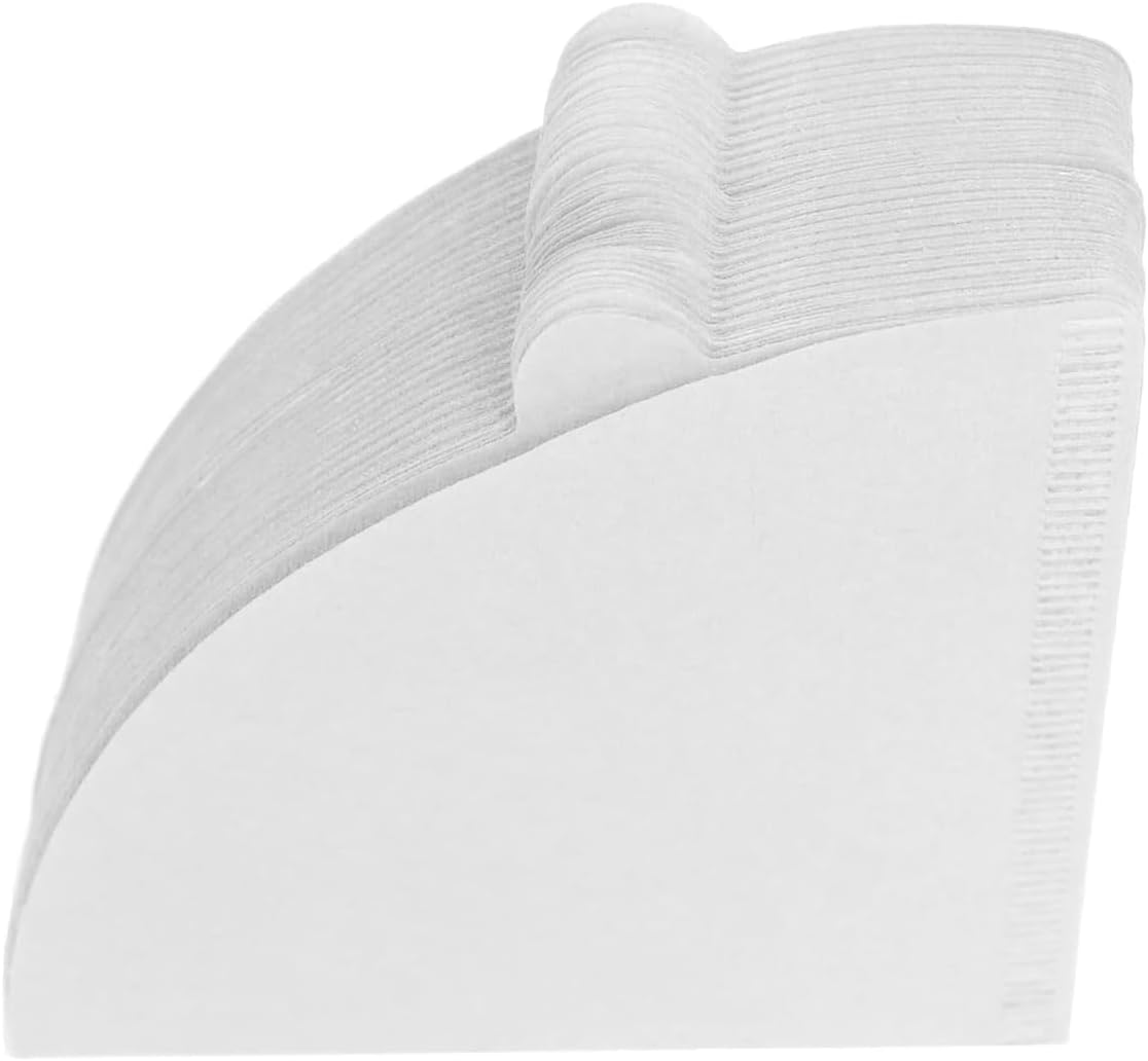 ECVV Coffee Paper Filters 100 Count White