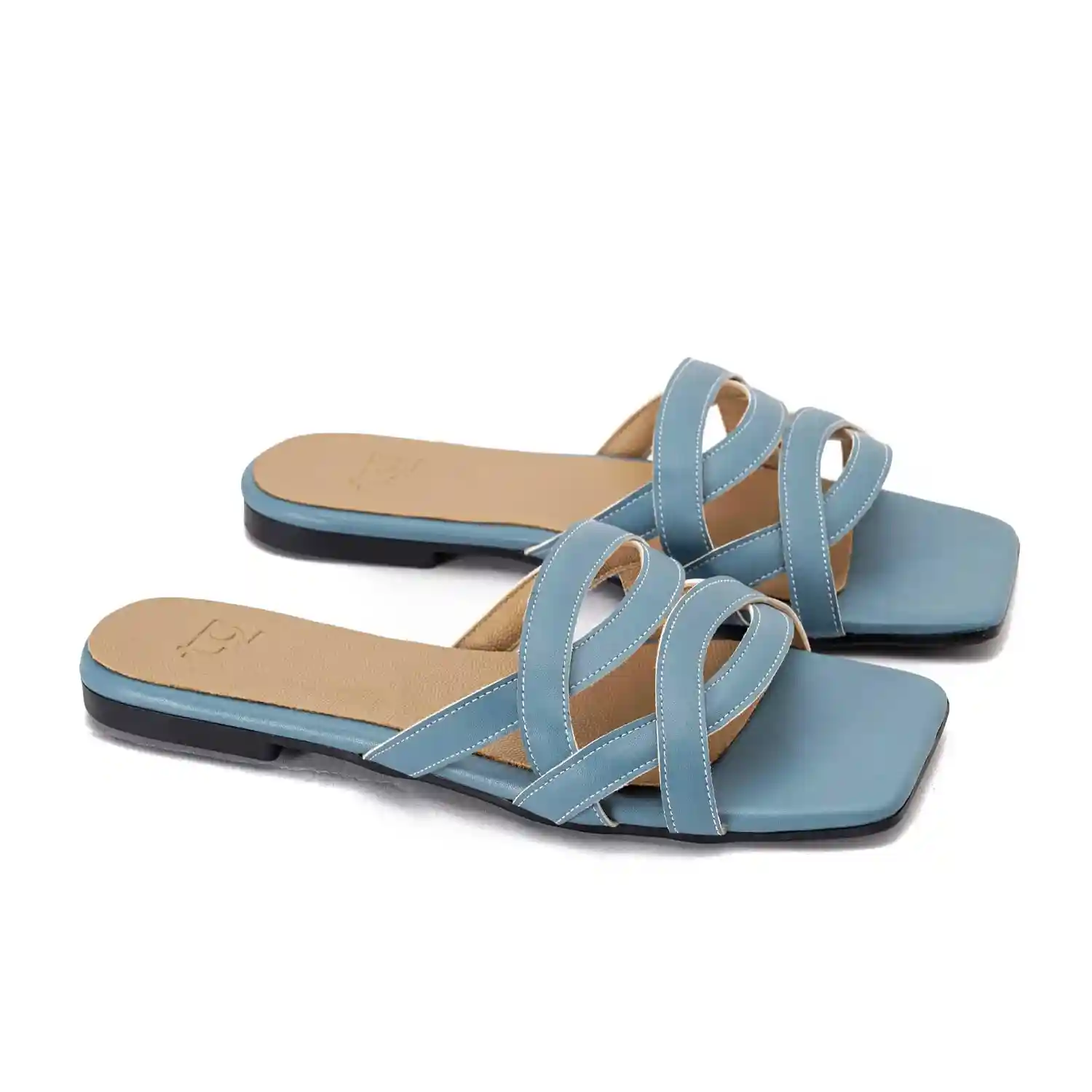 TGS Women’s Double Loop Flat Sandal Comfortable Casual Slipper