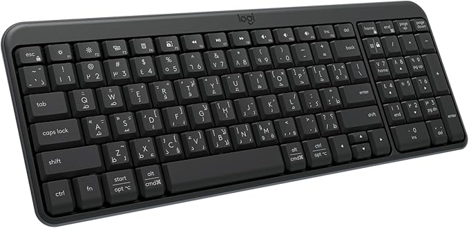Logitech K250 Bluetooth Keyboard with Numpad Graphite