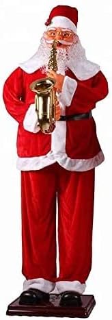 Dancing Musical Santa Claus Figurine for Christmas Decoration