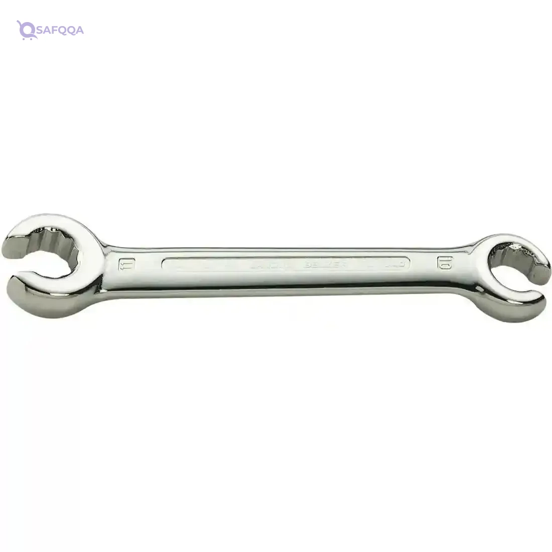 Bahco Double End Offset Flare Nut Wrench Silver Professional Pipe Spanner Tool Durable Steel Open End Offset Wrench for Plumbing Automotive Repair