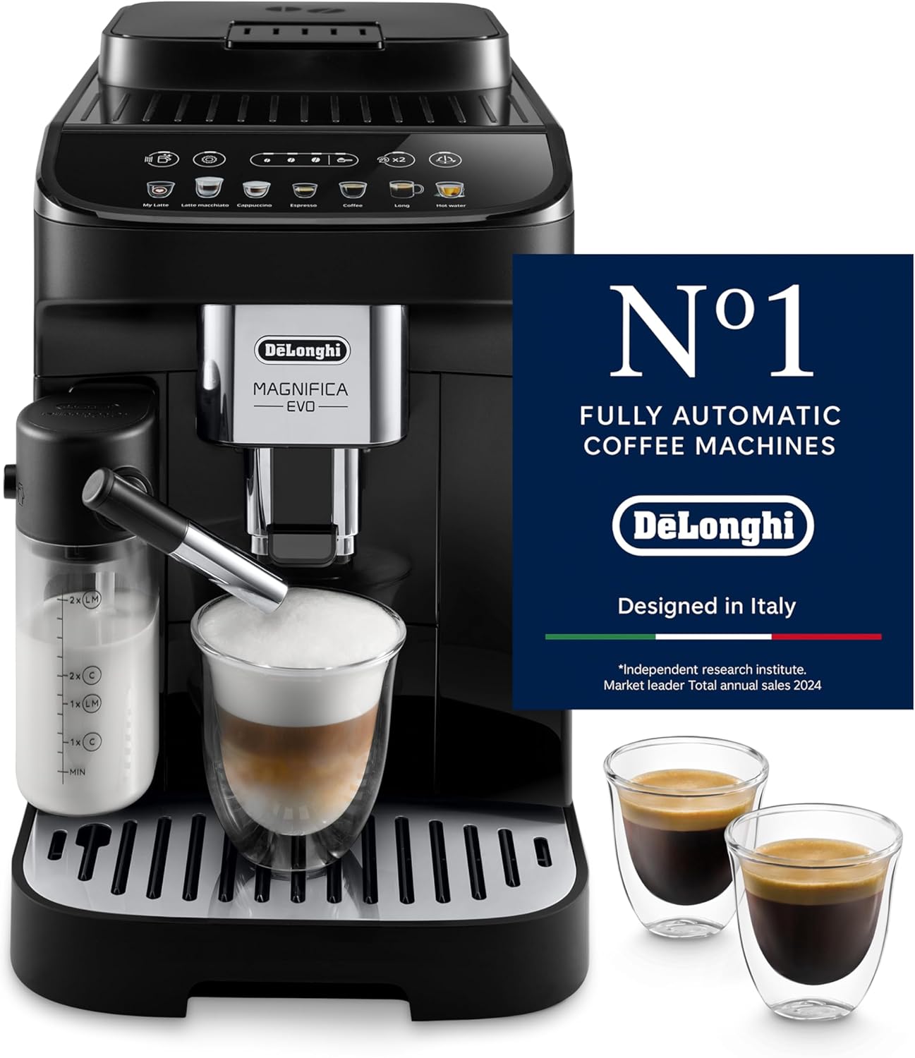 De'Longhi ECAM292.81.B Fully Automatic Espresso Machine Black - Knock in Product