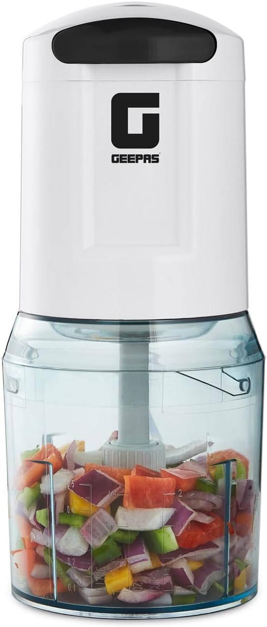 Geepas GC5477 Food Processor 500W 500ml 4 Blades 2 Speeds Clear – Scratches