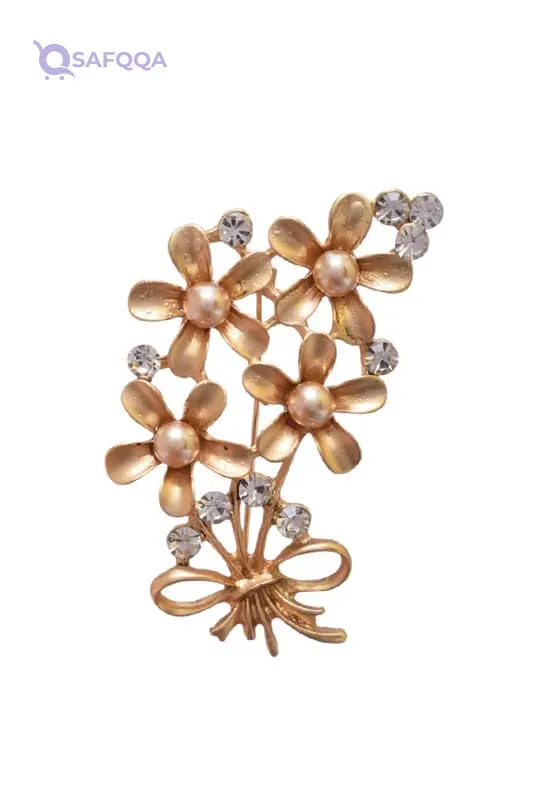 Generic Rose-Shaped Suit Pin
