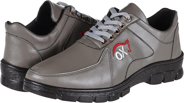 OX Mens Faux Leather Sneakers
