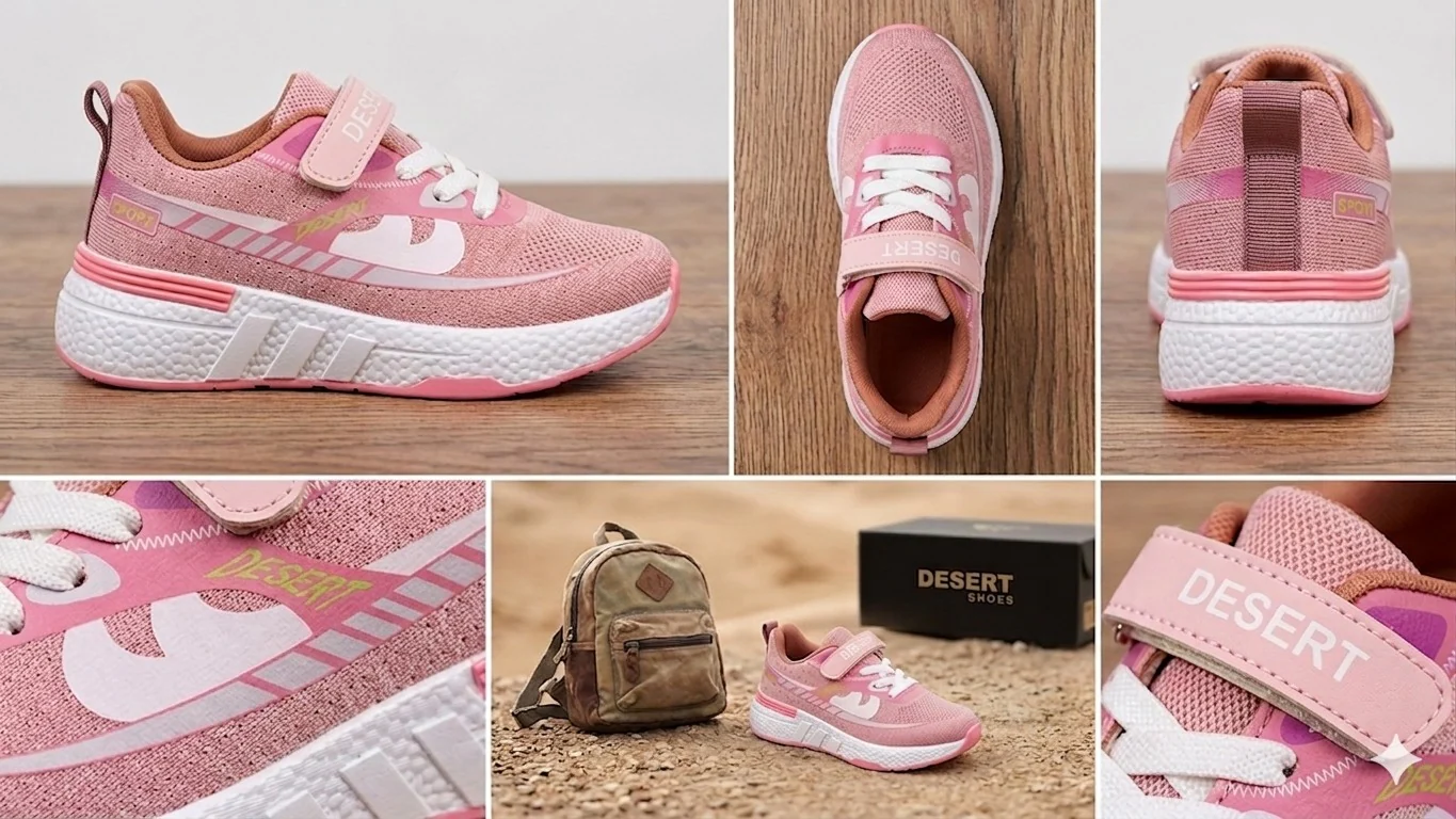 Desert Kids Knitted Sneakers