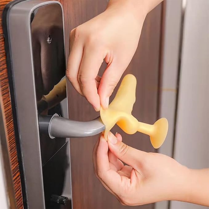 Silicone Door Handle Cover – Anti-Collision Wall Protector