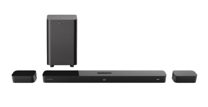 AZTECH 5.1 Soundbar with Wired Subwoofer 230W Bluetooth 5.3 Black-Damage Box