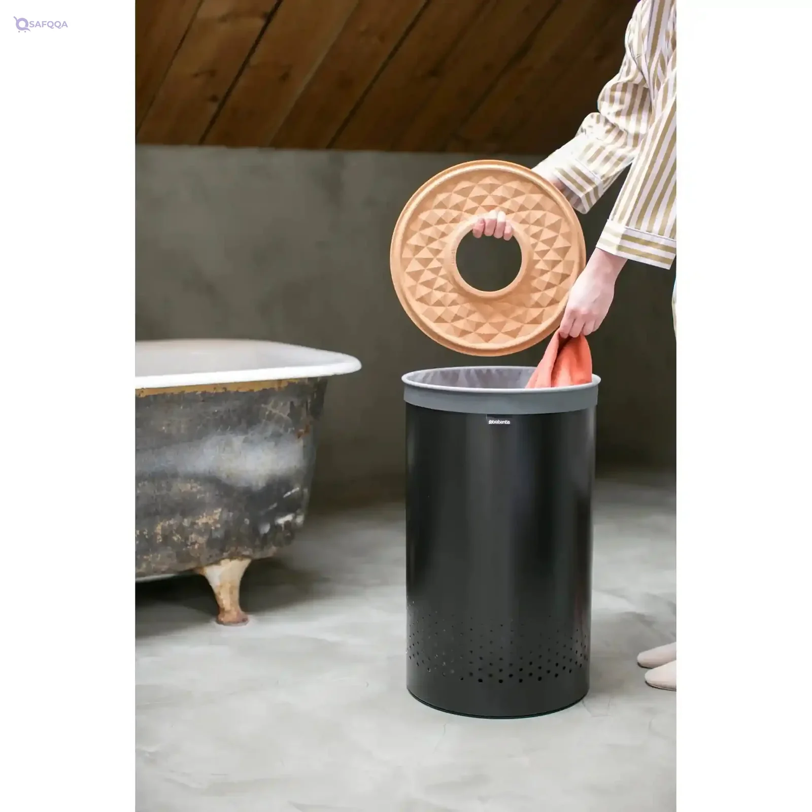 Brabantia 120022 Laundry Bin 60L Black