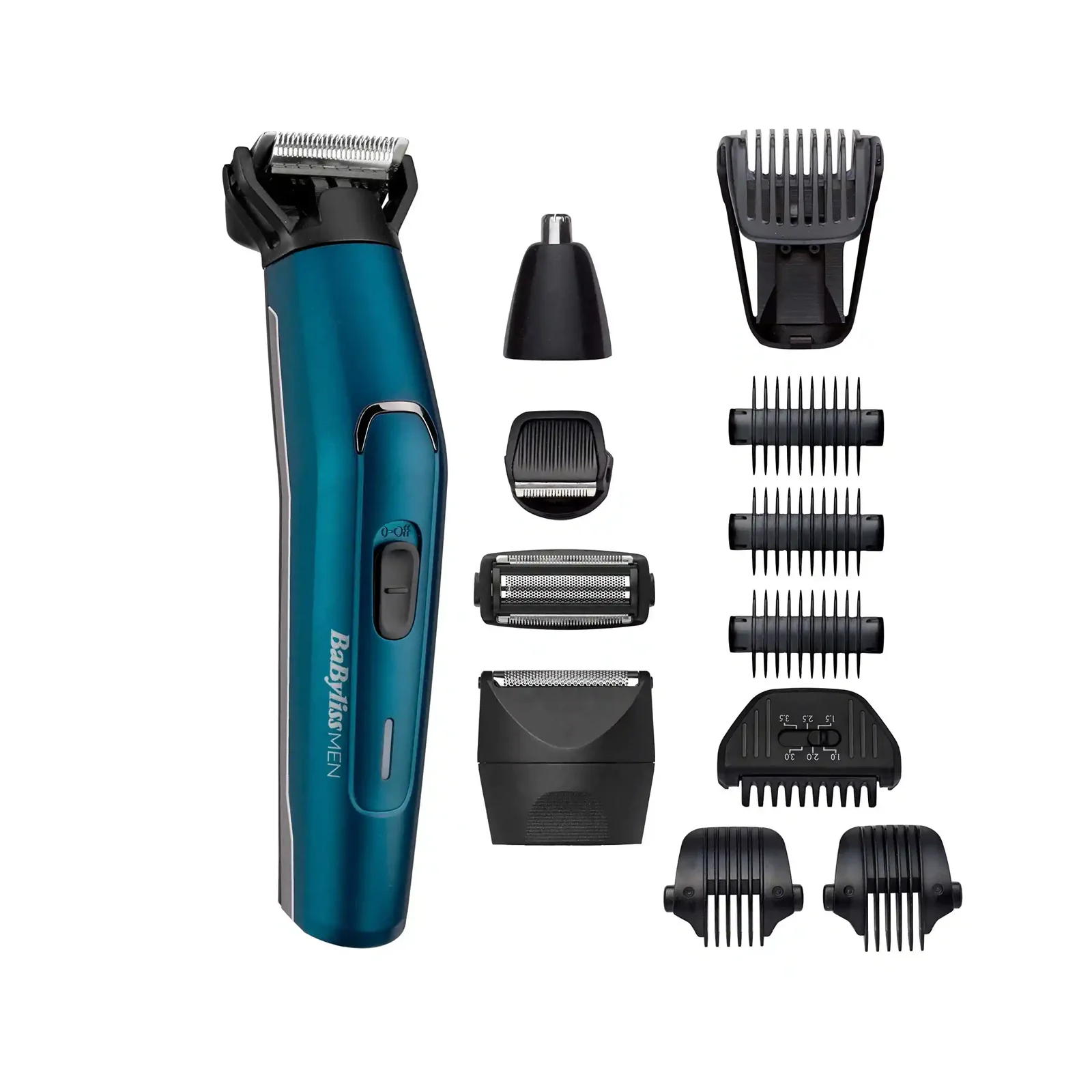 BaByliss 12-in-1 Men’s Shaver – Waterproof, Rechargeable Grooming Kit