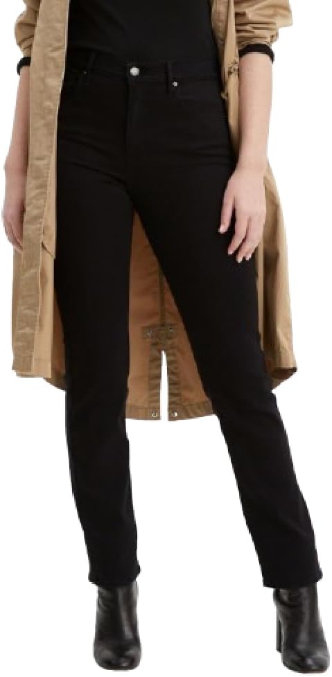 Levi’s Women’s High Rise Straight Jeans Black