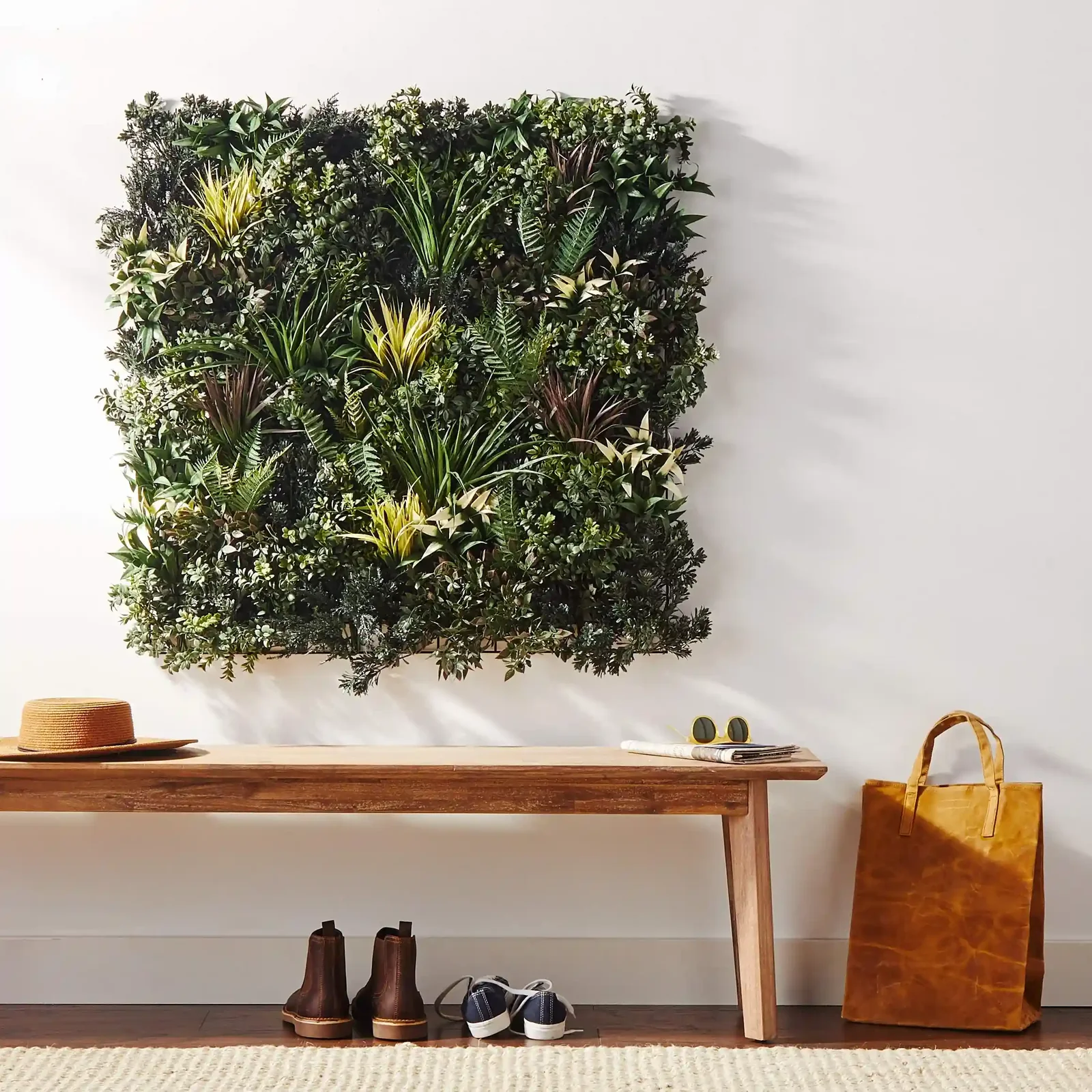 Nearly Natural Artificial Living Wall 3ft Model 6406 – Decorative Green Wall Panel